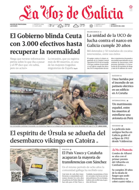 Cover of La Voz de Galicia (Arousa)