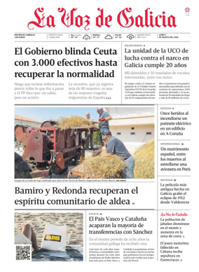 Cover of La Voz de Galicia (Carballo)