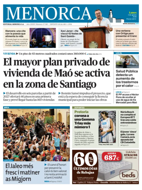 Cover of Menorca Diario Insular