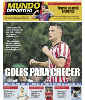 Cover of Mundo Deportivo (Bizkaia-Araba)