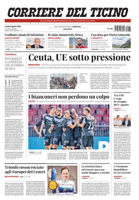 Cover of Corriere del Ticino