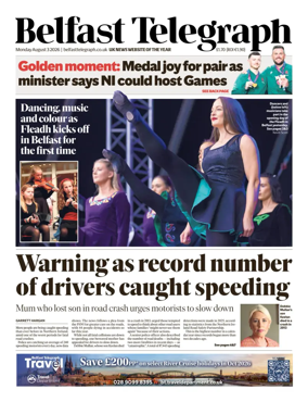 Cover of Belfast Telegraph