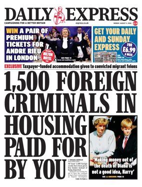 Cover of Daily Express