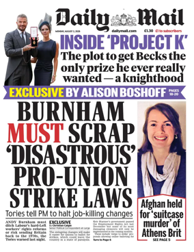 Cover of Daily Mail