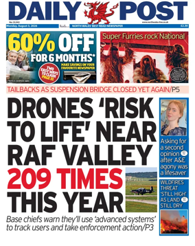 Cover of Daily Post (North Wales)
