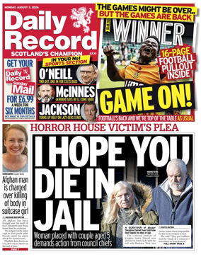 Cover of Daily Record