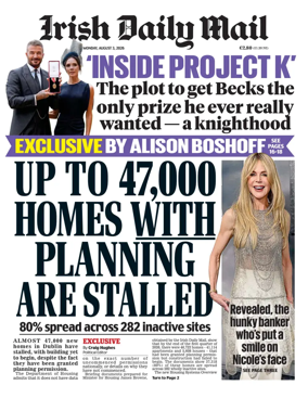 Cover of Irish Daily Mail