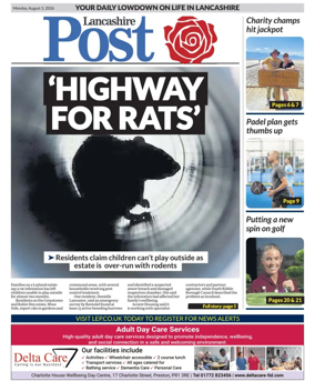 Cover of Lancashire Evening Post