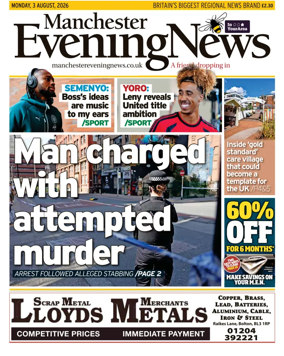 Cover of Manchester Evening News