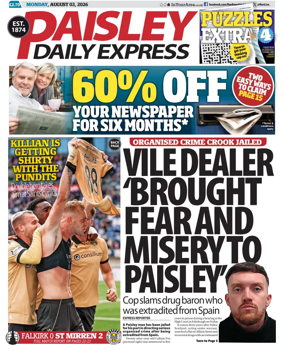 Cover of Paisley Daily Express