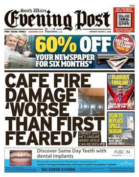Cover of South Wales Evening Post