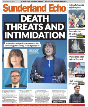 Cover of Sunderland Echo