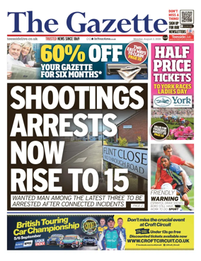 Cover of Teesside Evening Gazette