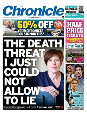 Cover of The Chronicle (South Tyneside and Durham)