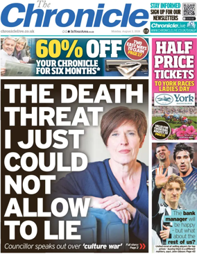 Cover of The Chronicle (UK)