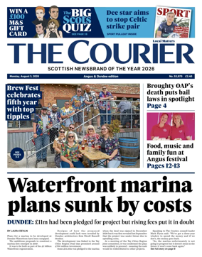 Cover of The Courier & Advertiser (Angus and Dundee)