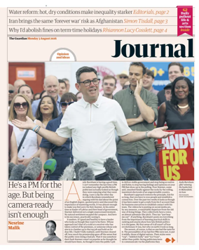 Cover of The Guardian e-paper Journal