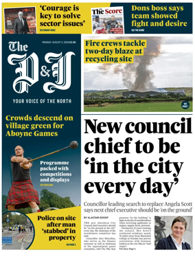 Cover of The Press and Journal (Aberdeen and Aberdeenshire)
