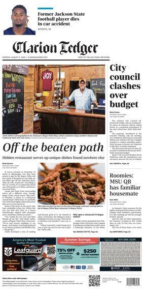 Cover of Clarion Ledger