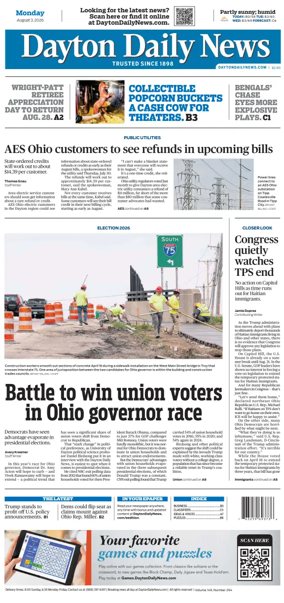 Cover of Dayton Daily News