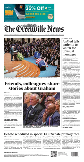 Cover of The Greenville News