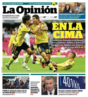 Cover of La Opinion