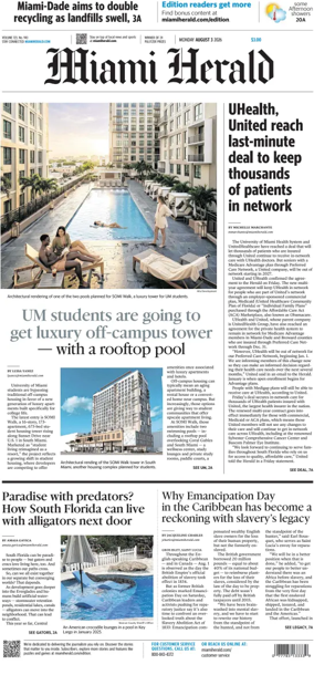 Cover of Miami Herald