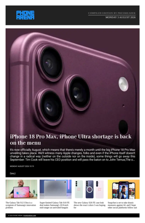 Cover of Phone Arena - Compiled Edition