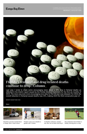 Cover of Tampa Bay Times TFP