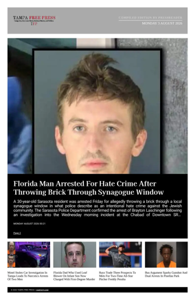 Cover of Tampa Free Press