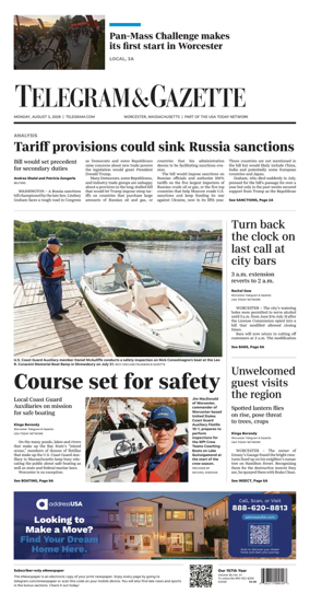 Cover of Telegram & Gazette