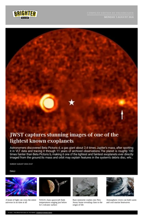 Cover of The Brighter Side of News