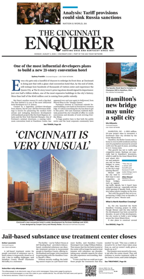 Cover of The Cincinnati Enquirer