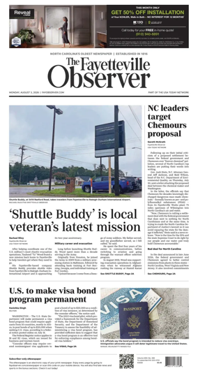 Cover of The Fayetteville Observer