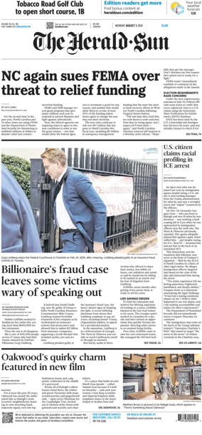 Cover of The Herald Sun
