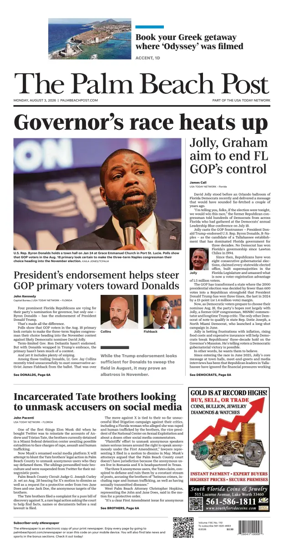 Cover of The Palm Beach Post