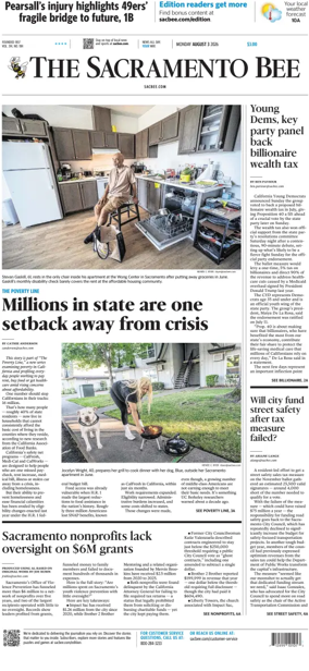 Cover of The Sacramento Bee