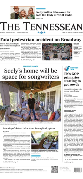 Cover of The Tennessean