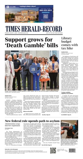 Cover of Times Herald-Record