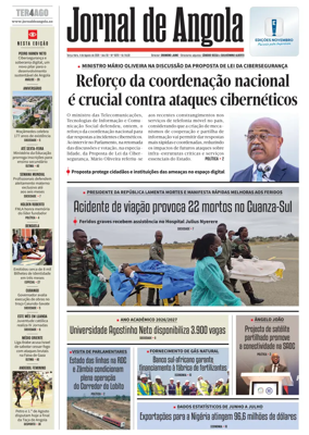Cover of Jornal de Angola