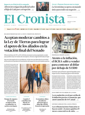 Cover of El Cronista