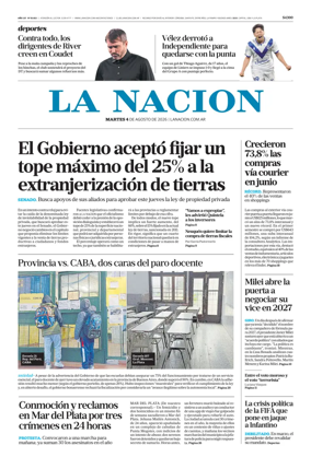 Cover of La Nacion