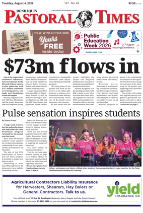 Cover of Deniliquin Pastoral Times