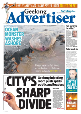 Cover of Geelong Advertiser