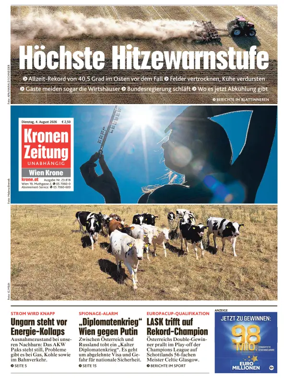 Cover of Kronen Zeitung