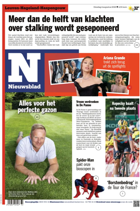 Cover of Het Nieuwsblad