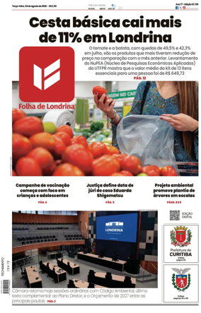 Cover of Folha de Londrina