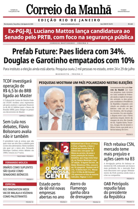Cover of Jornal Correio da Manha