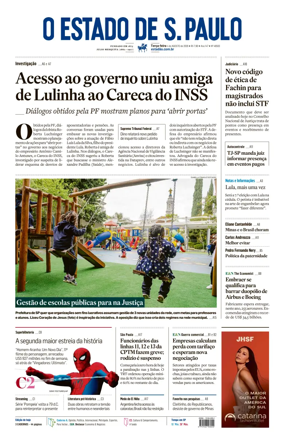 Cover of O Estado de S. Paulo