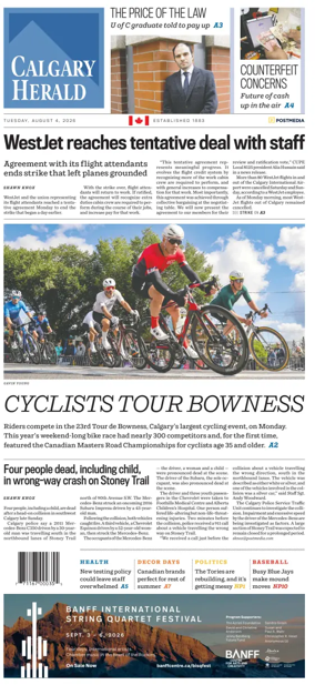 Cover of Calgary Herald
